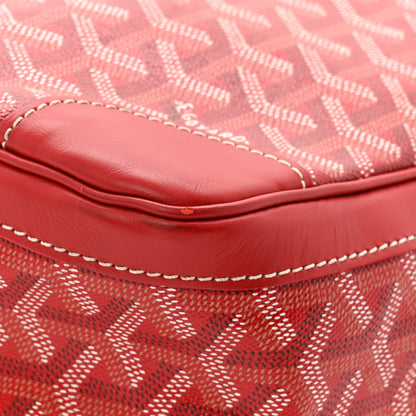 Goyard Goyardine Ambassade MM Briefcase Red 11 of 11