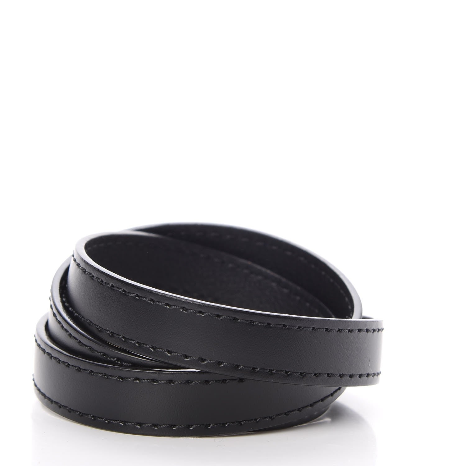 Louis Vuitton Calfskin Box It Bracelet 17 Black 5 of 5
