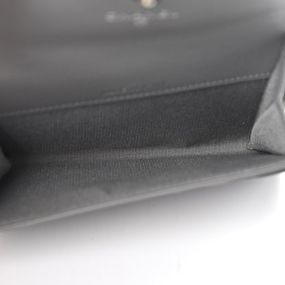 Chanel Lambskin Quilted Boy Card Holder Wallet Grey 4 of 7