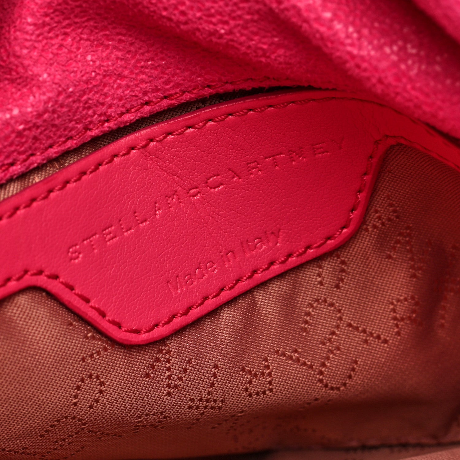 Stella McCartney Shaggy Deer Mini Falabella Tote Hot Pink 6 of 9
