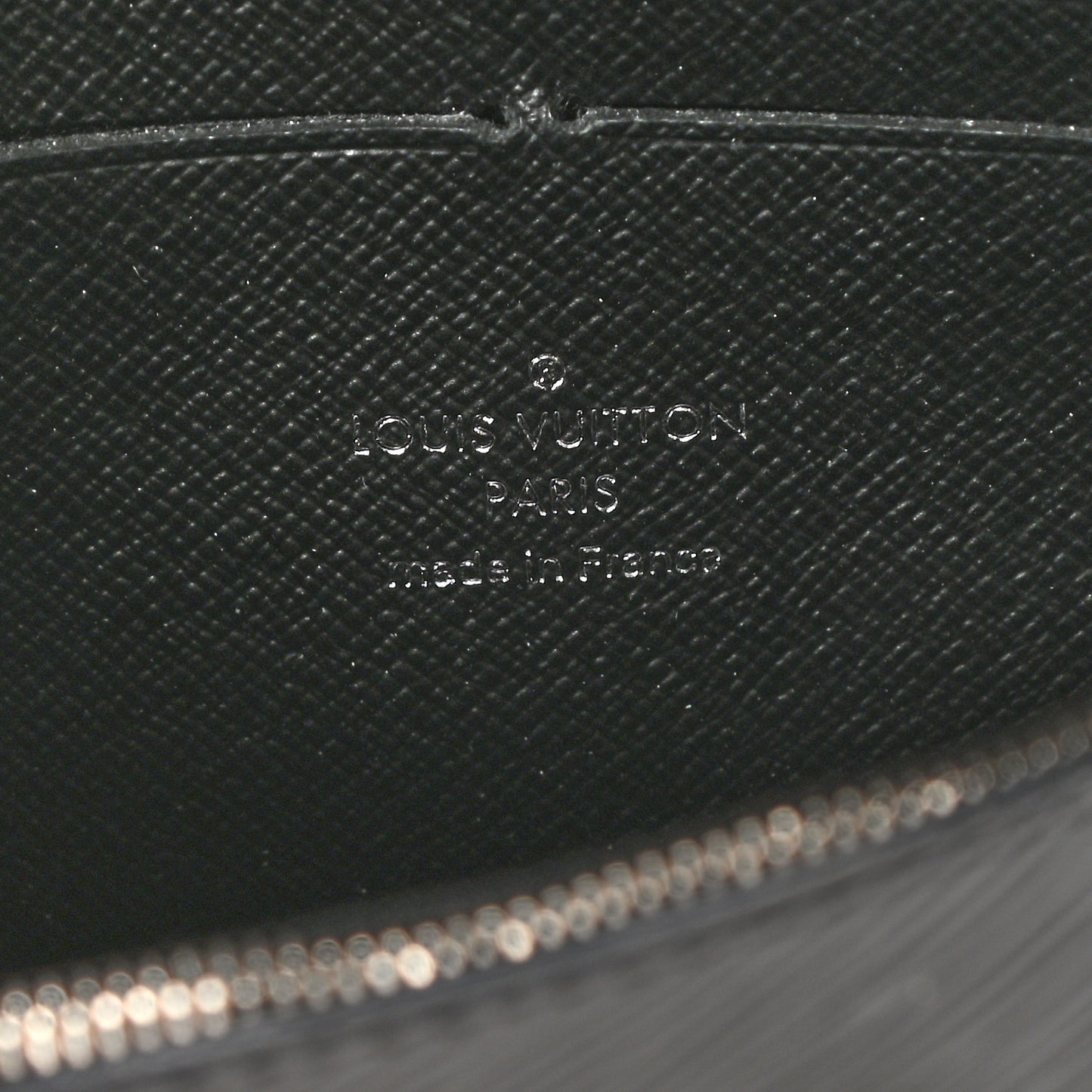 Epi Twist Belt Chain Wallet Black