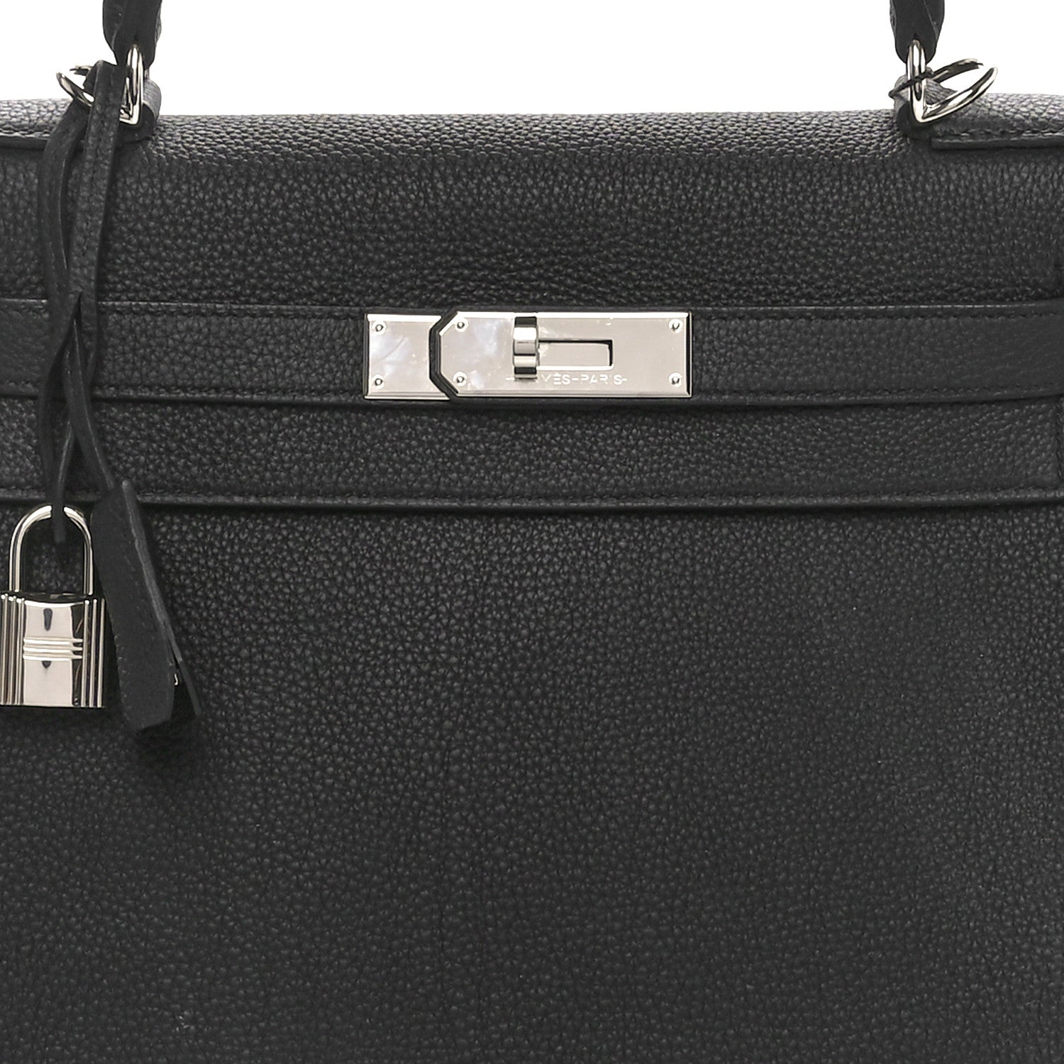 Hermes Togo Kelly Retourne 28 Black 7 of 10