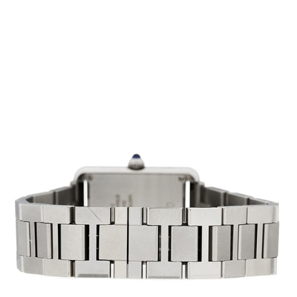 Cartier Stainless Steel 24mm Tank Solo Quartz Watch 3 of 4