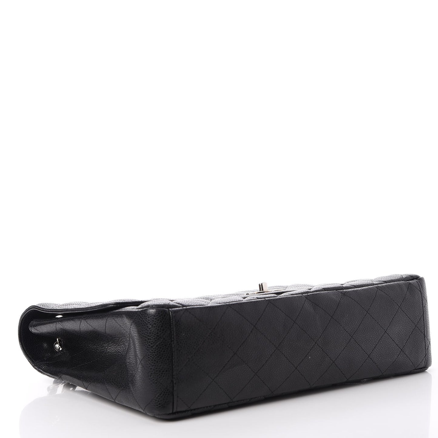 Caviar Quilted Maxi Single Flap Black
