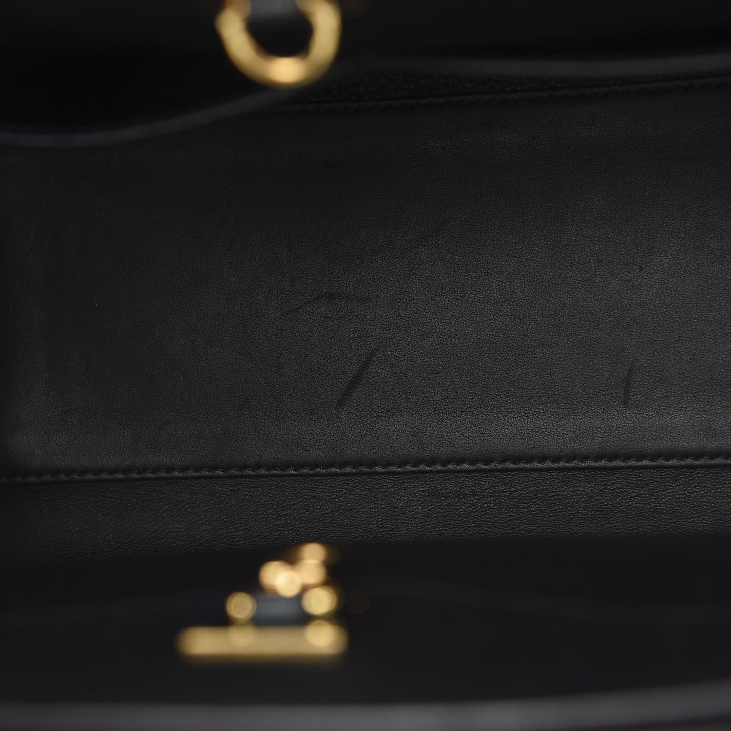 Louis Vuitton Calfskin City Steamer MM Black 6 of 9