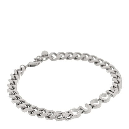 Gucci Sterling Silver Logo Link Bracelet 1 of 4