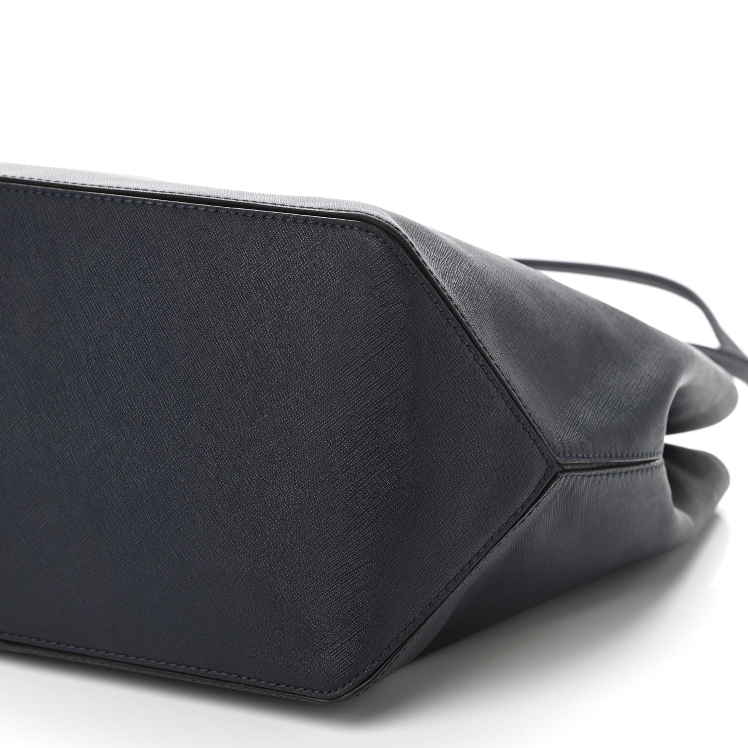 Marc Jacobs Calfskin Embossed Logo East West Shopper Tote Dark Blue 10 of 10