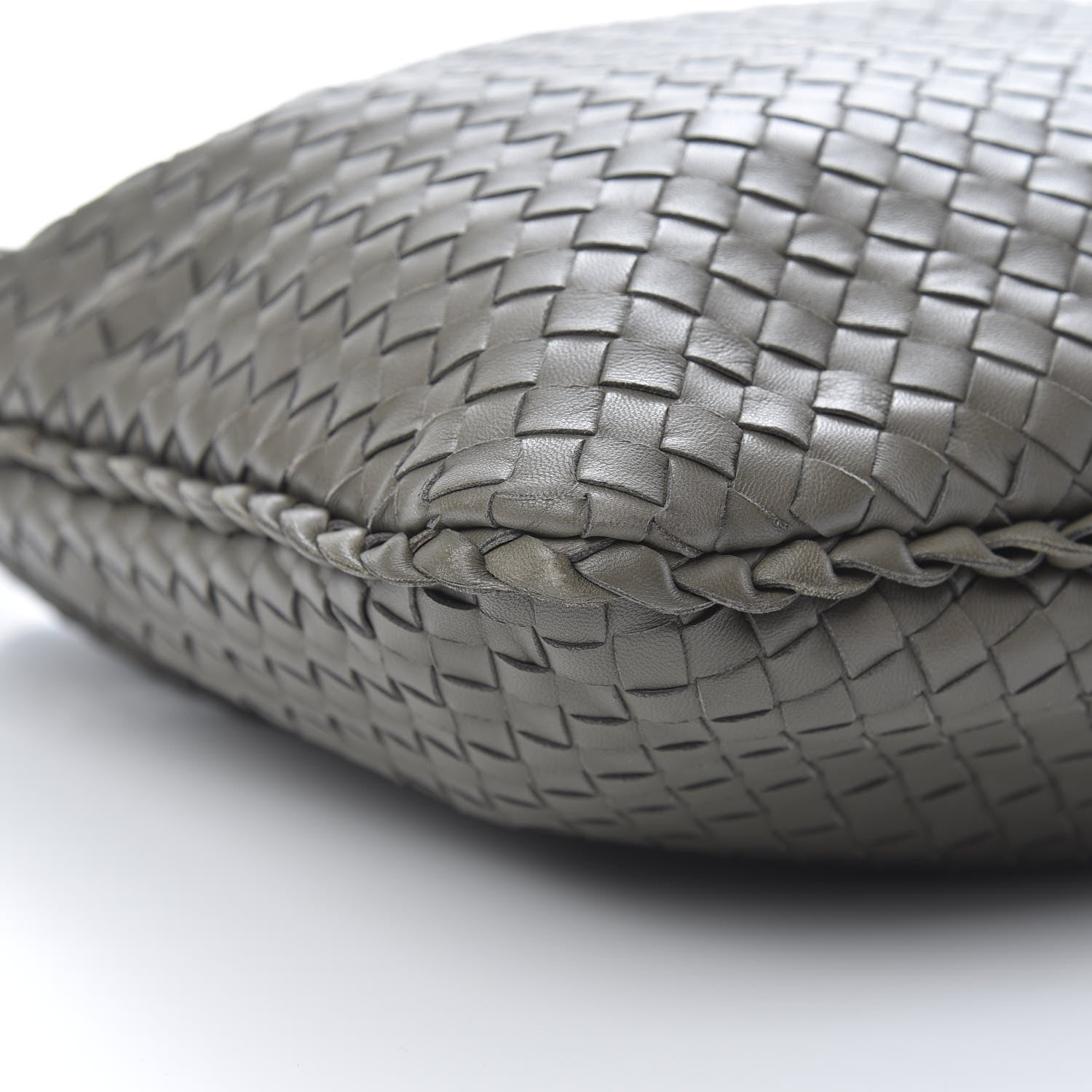 Bottega Veneta Nappa Intrecciato Large Veneta Hobo Steel 9 of 10