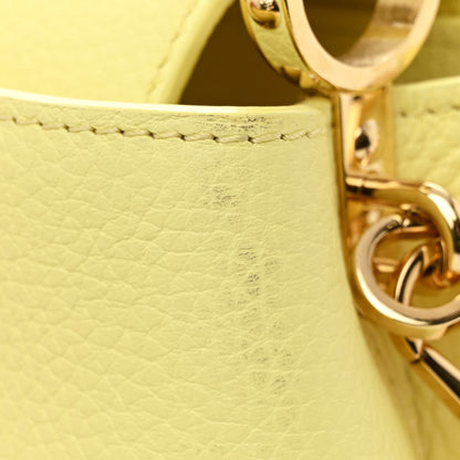 Louis Vuitton Taurillon Mini Capucines Sun Beam Yellow 11 of 11