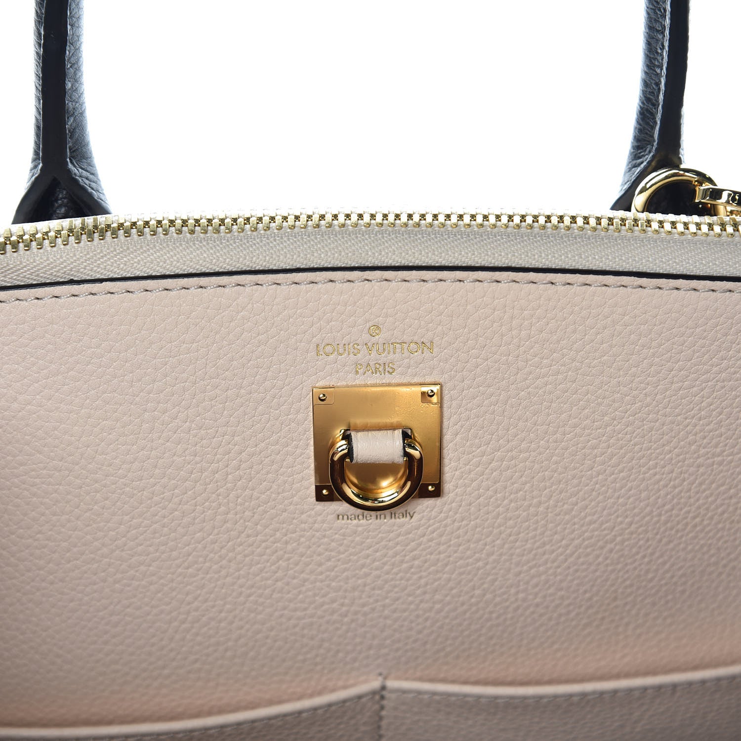 Louis Vuitton Calfskin City Steamer MM Caramel Creme Black 6 of 7
