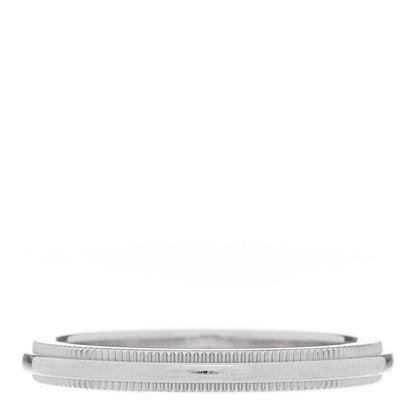 Tiffany Platinum 2mm Milgrain Wedding Band Ring 49 4.75 3 of 4