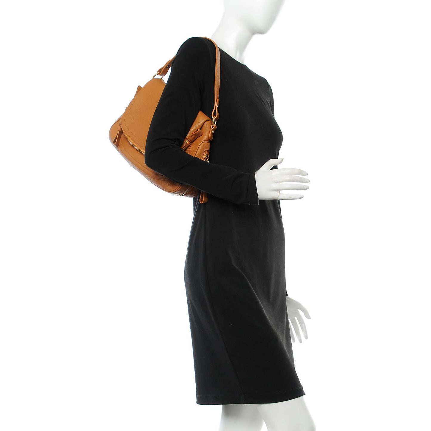 Pebbled Calfskin Medium Jennifer Whiskey