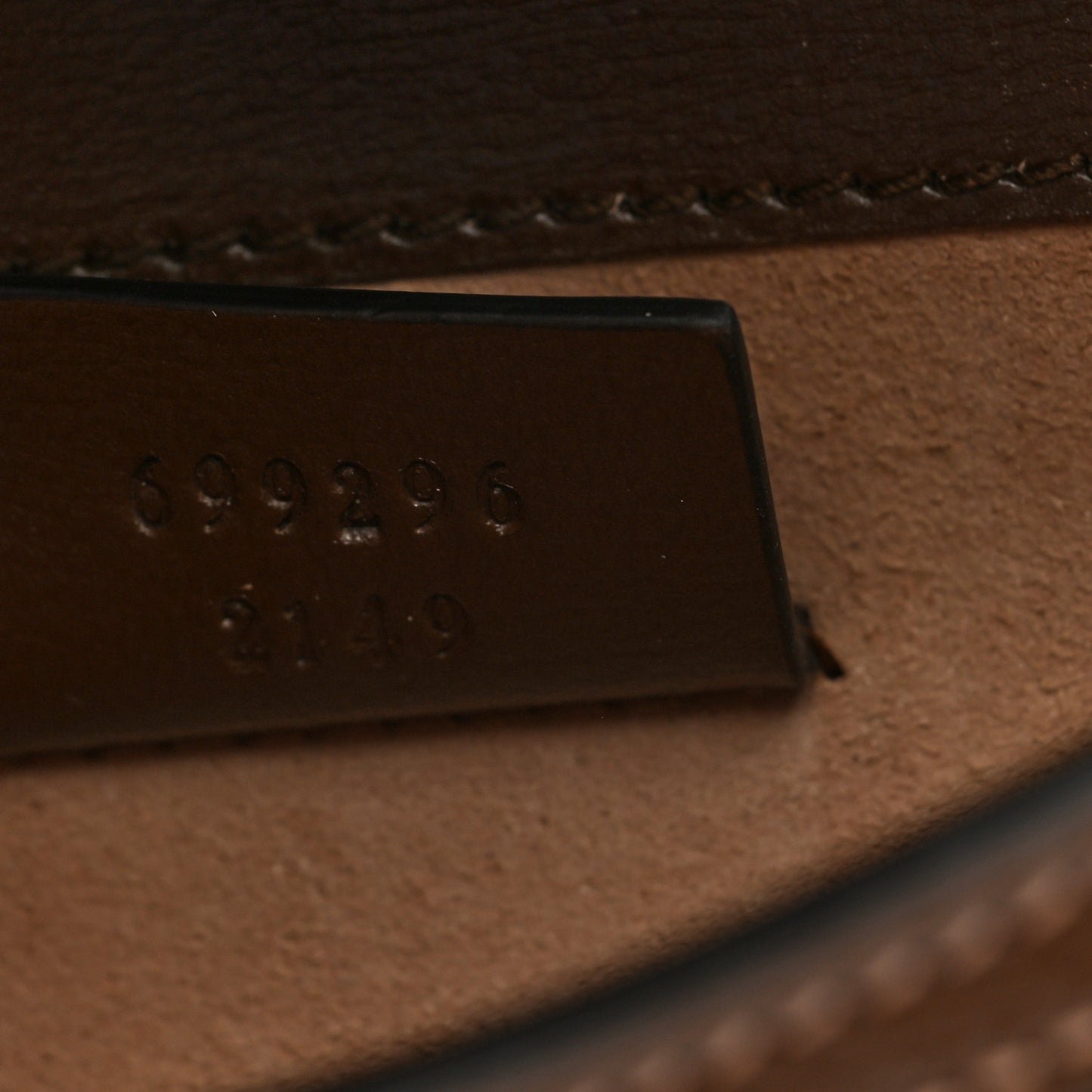 GG Supreme Monogram Mini Horsebit 1955 Shoulder Bag Beige Brown Sugar