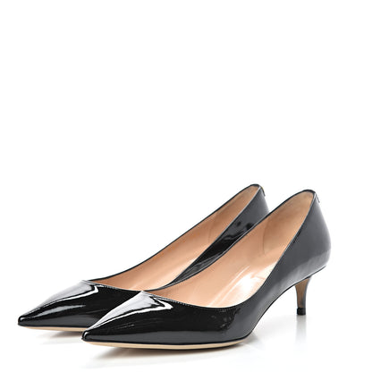 Valentino Garavani Patent Rockstud Simple Pumps 38.5 Black 3 of 8