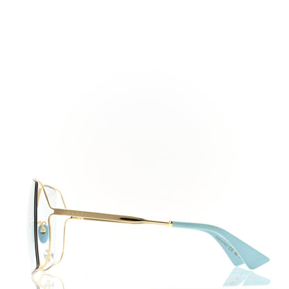Gucci Metal Sunglasses GG0817S Gold 3 of 9