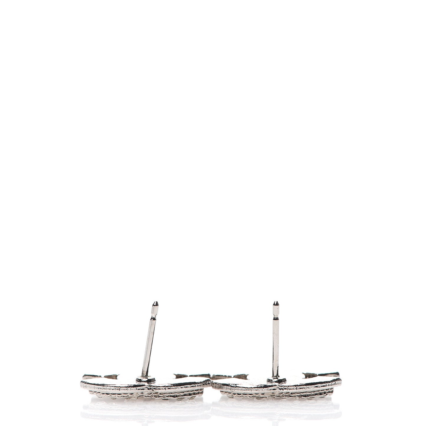 Crystal Mini Timeless CC Earrings Silver