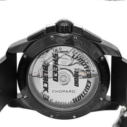 Chopard DLC Stainless Steel Rubber 44mm Mille Miglia GT Limited Edition Chronograph Automatic Watch Black 4 of 4
