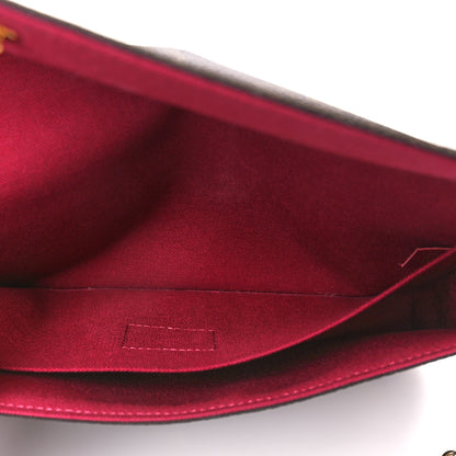 Louis Vuitton Monogram Pochette Felicie Chain Wallet Fuchsia 8 of 17