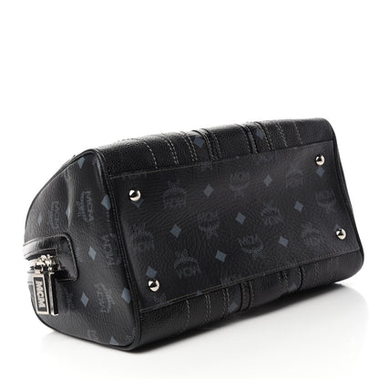 MCM Visetos Small Boston Bag Black 4 of 12