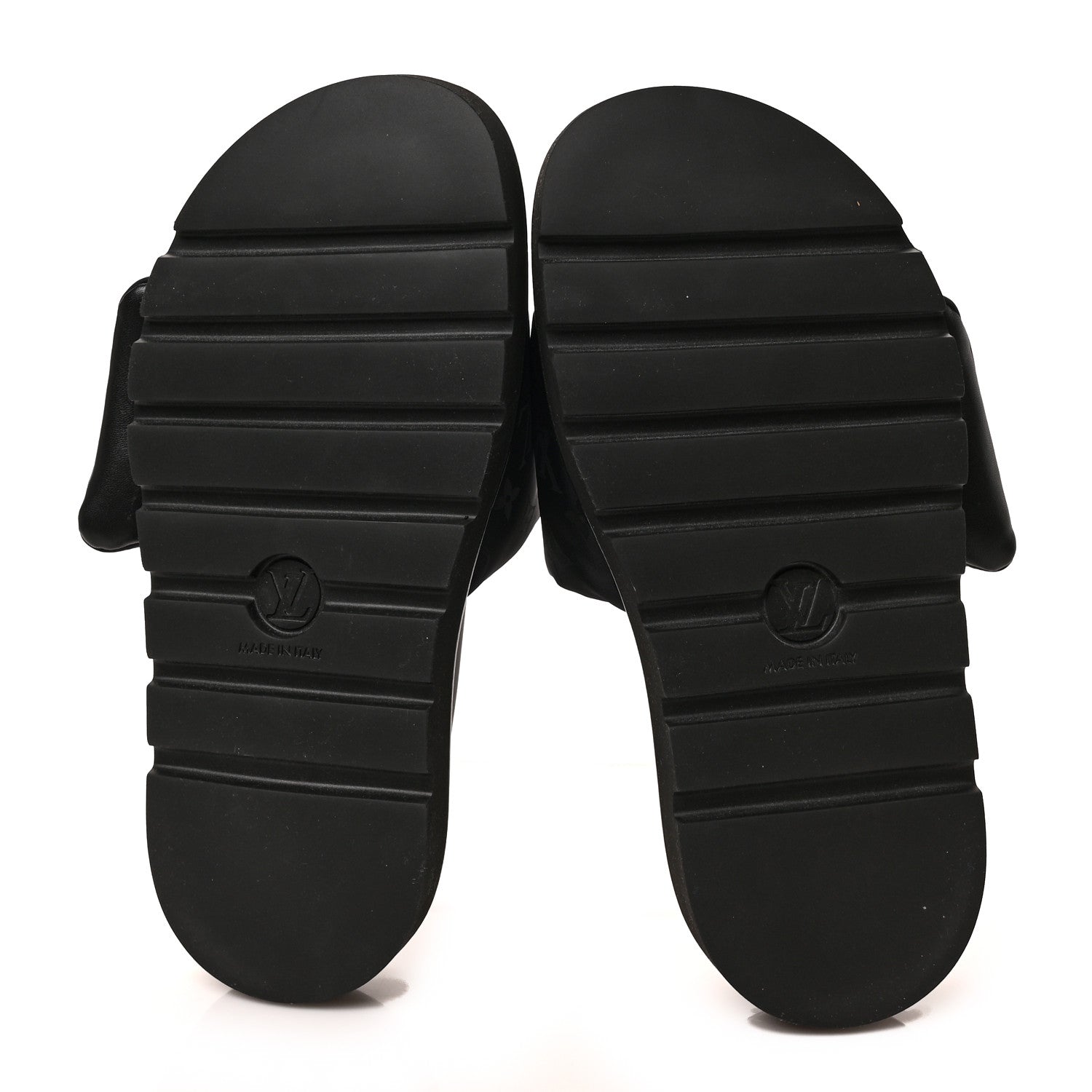 Louis Vuitton Nylon Monogram Womens Pool Pillow Comfort Mules 39 Black 11 of 16