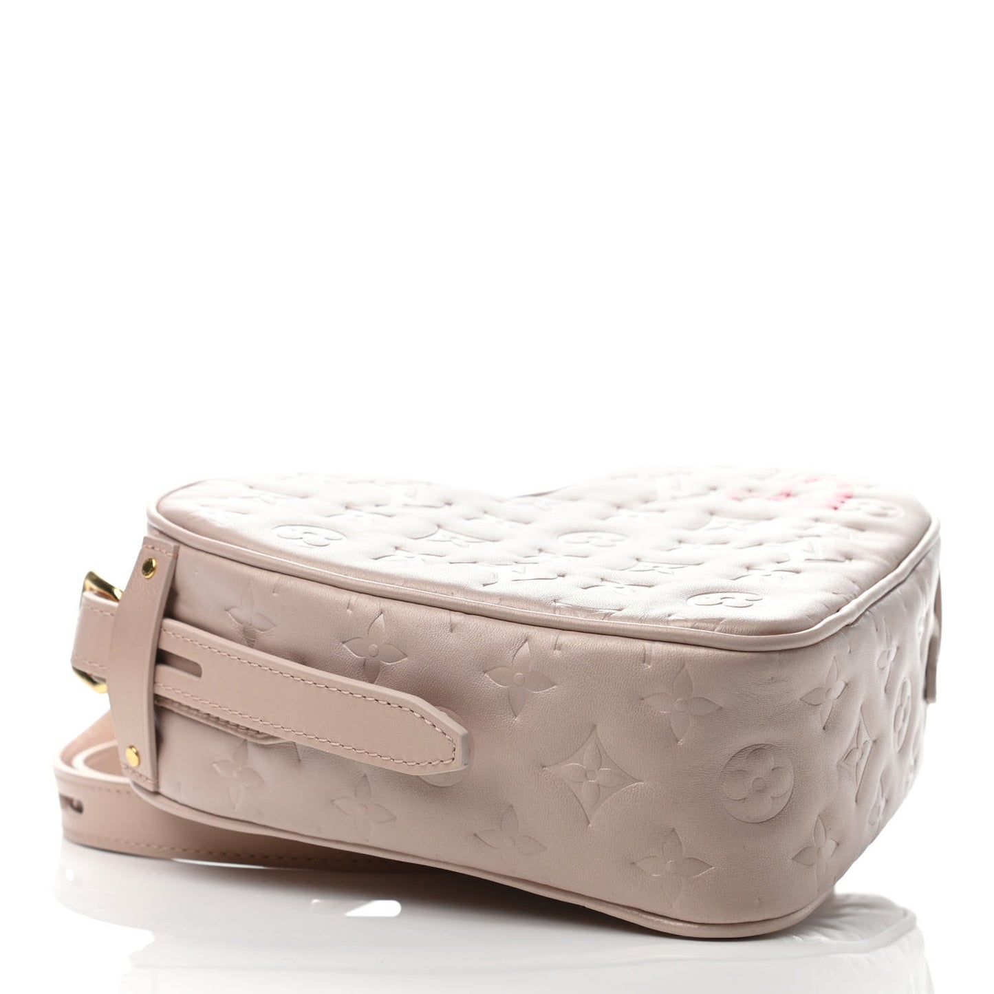 Lambskin Embossed Monogram Fall In Love Sac Coeur Light Pink