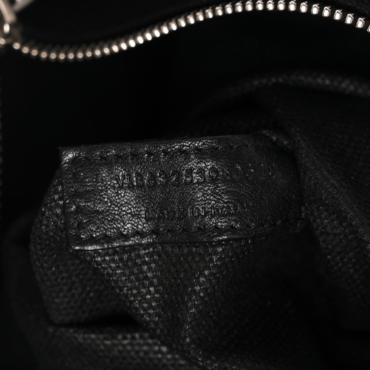 Saint Laurent Linen Calfskin Rive Gauche North South Tote White Black 7 of 10