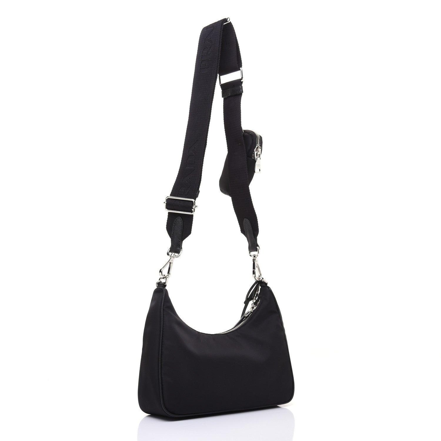 Prada Nylon Re-Edition 2005 Shoulder Bag Black 3 of 16