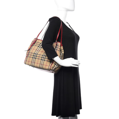 Burberry Horseferry Check Small Canterbury Tote Antique Rose 2 of 10