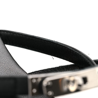 Hermes Calfskin Miss Sandals 37 Black 11 of 11