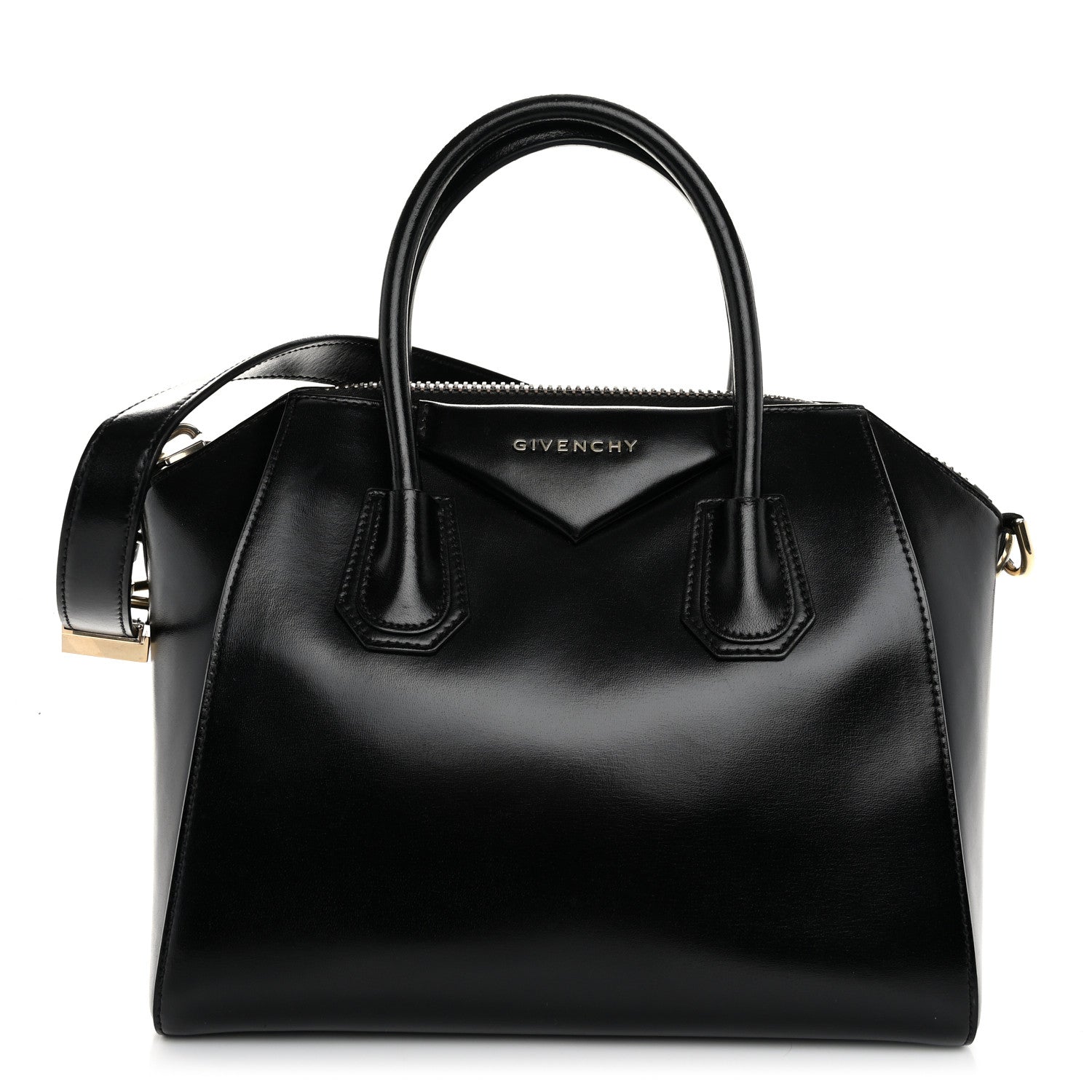 Givenchy Shiny Lord Calfskin Small Antigona Black 1 of 11