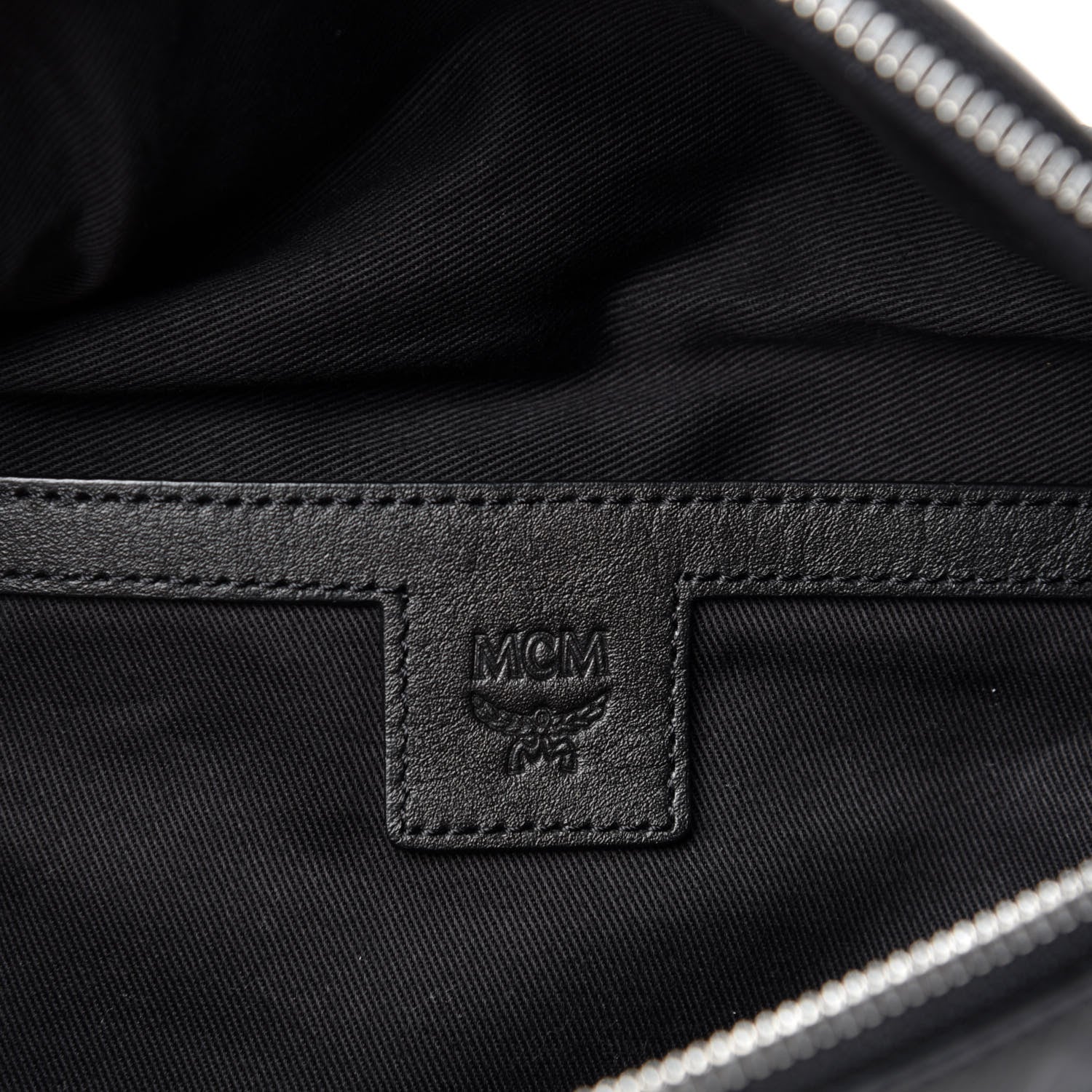MCM Visetos Small Fusten Belt Bag Black 6 of 7