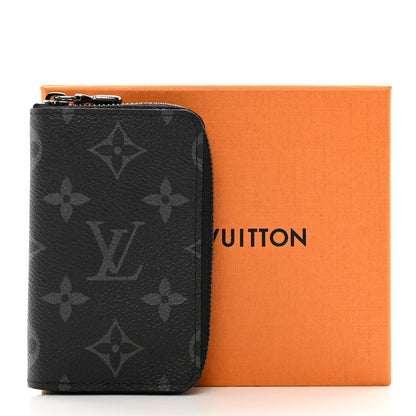 Louis Vuitton Monogram Eclipse Zippy Coin Purse Vertical 7 of 7