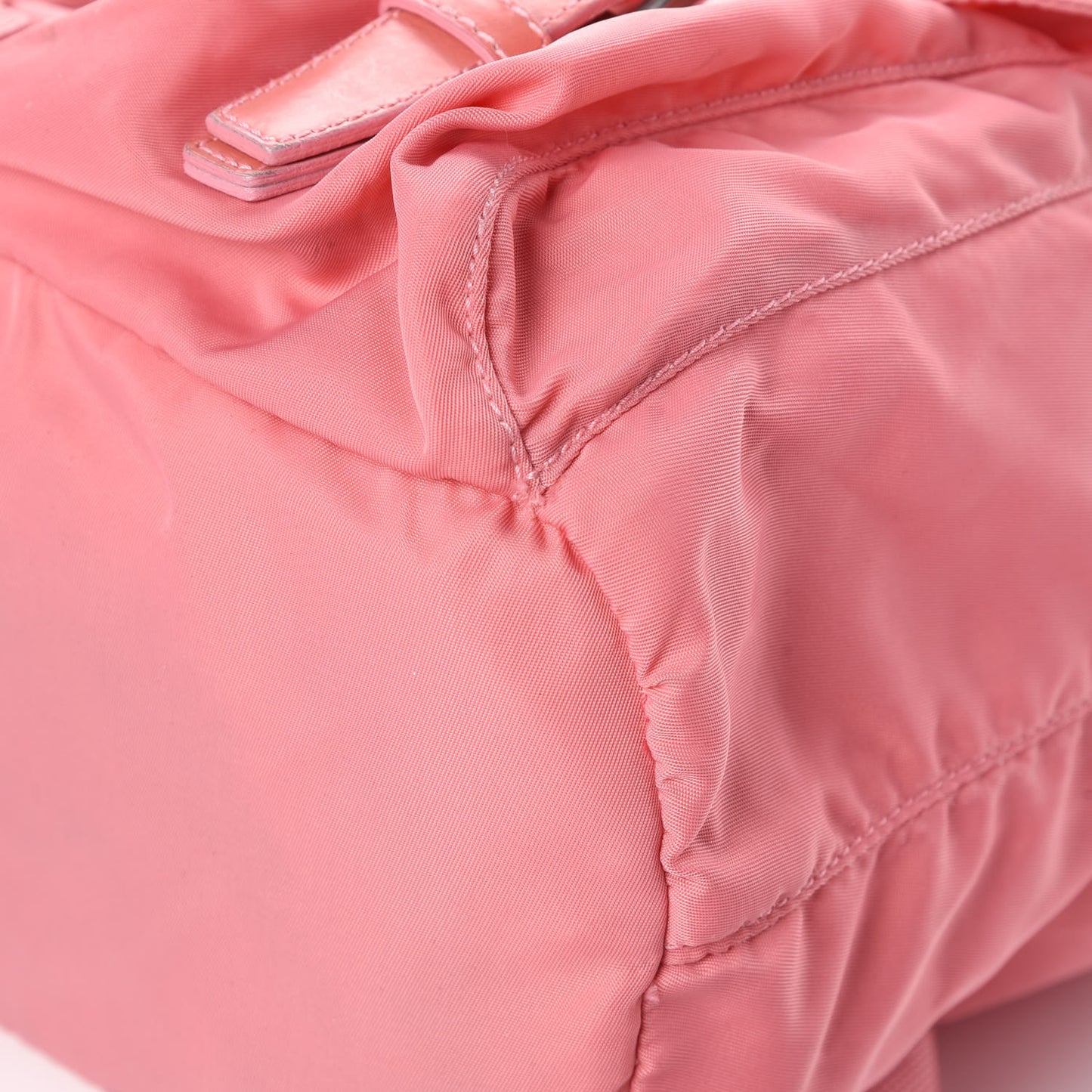 Nylon Vela Medium Backpack Pink