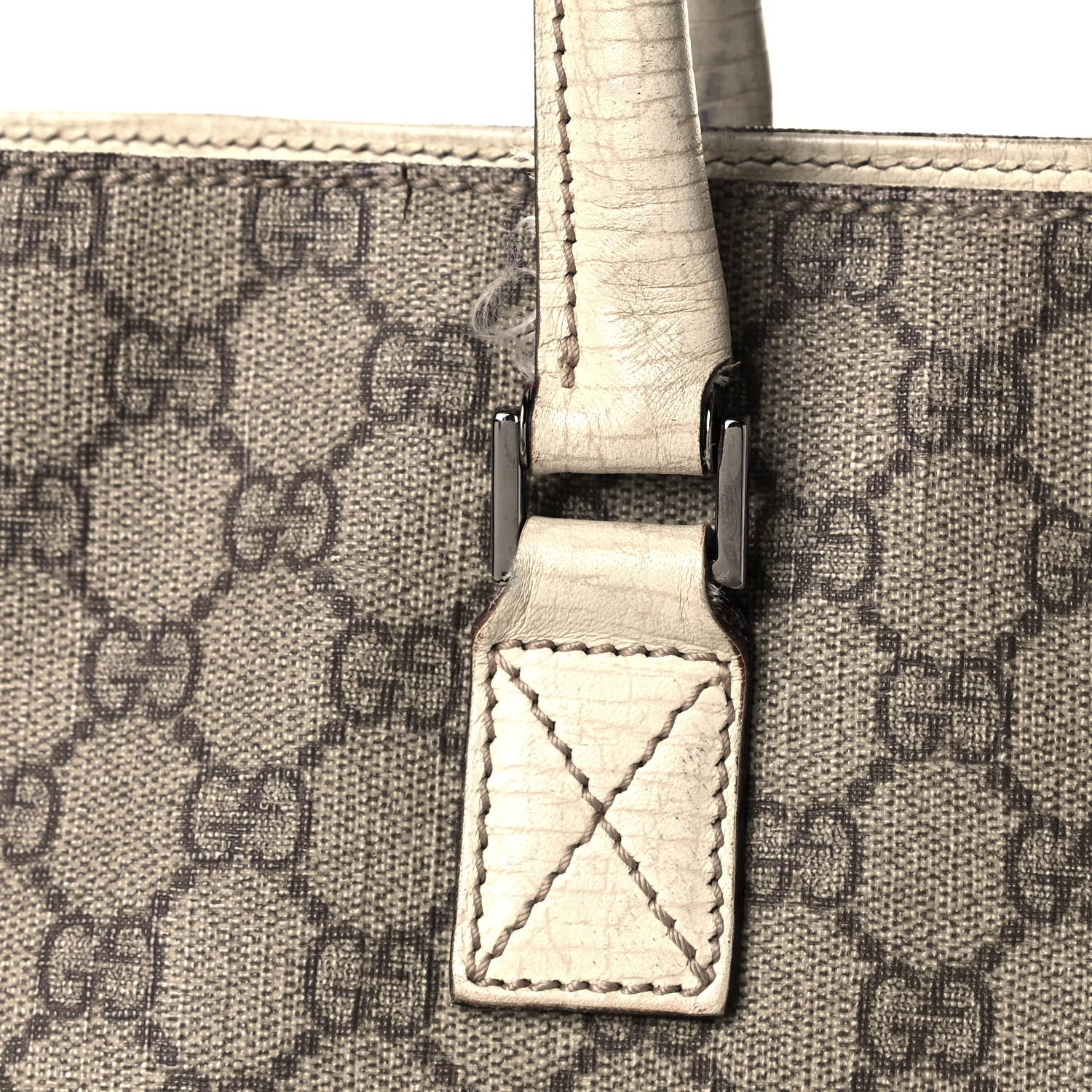 Gucci GG Plus Monogram Vertical Tote Off White 12 of 20