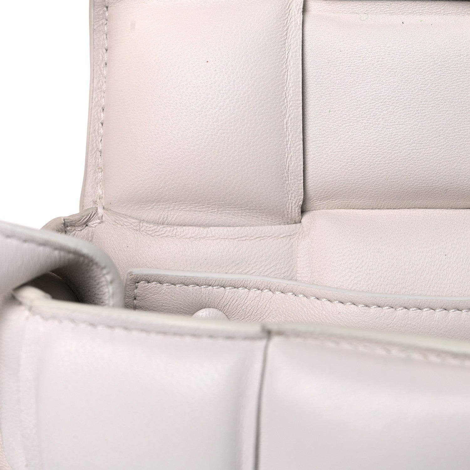 Bottega Veneta Nappa Maxi Intreccio Padded Cassette Crossbody Bag Chalk 13 of 18