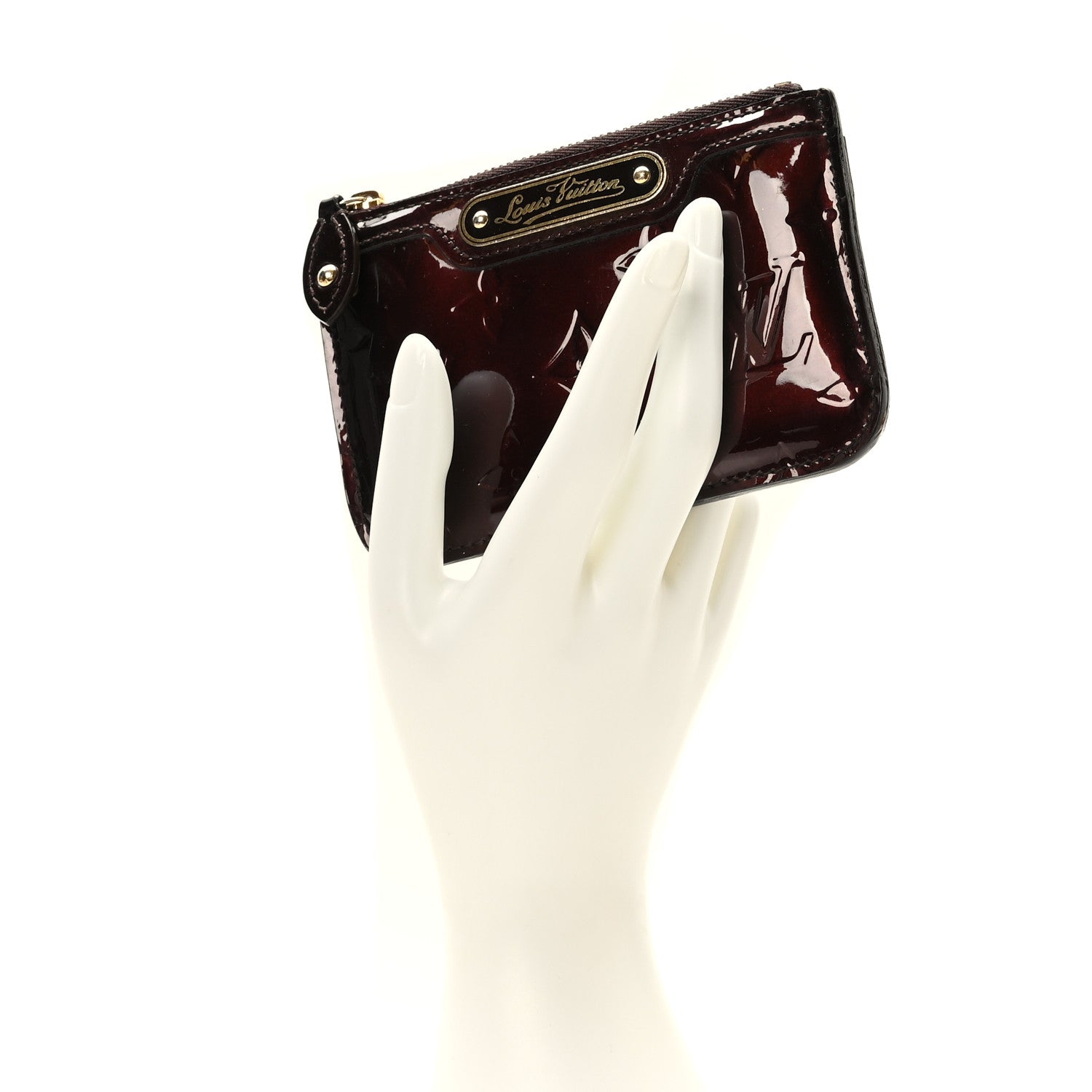 Louis Vuitton Vernis Key Pouch Amarante 2 of 7