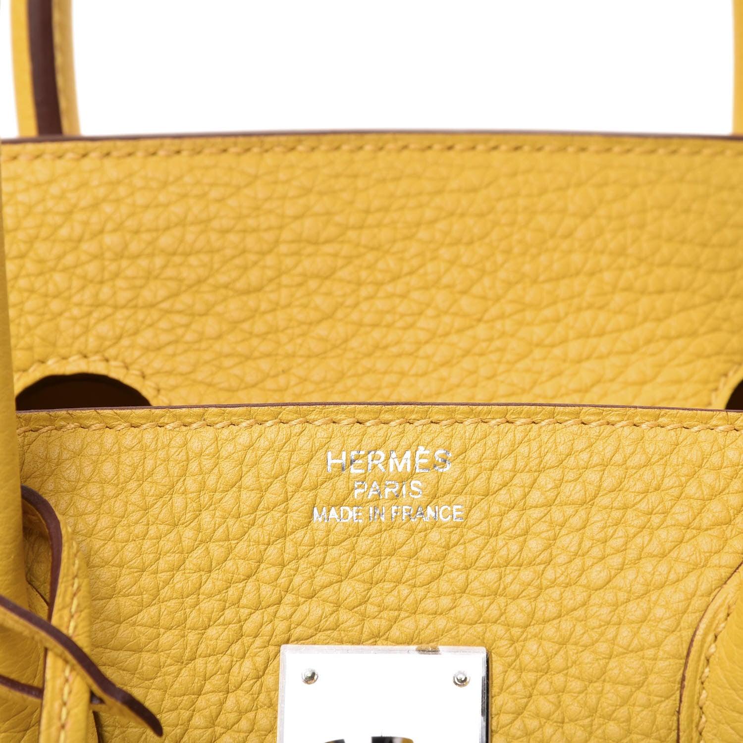 Hermes Taurillon Clemence Birkin 35 Soleil 21 of 32