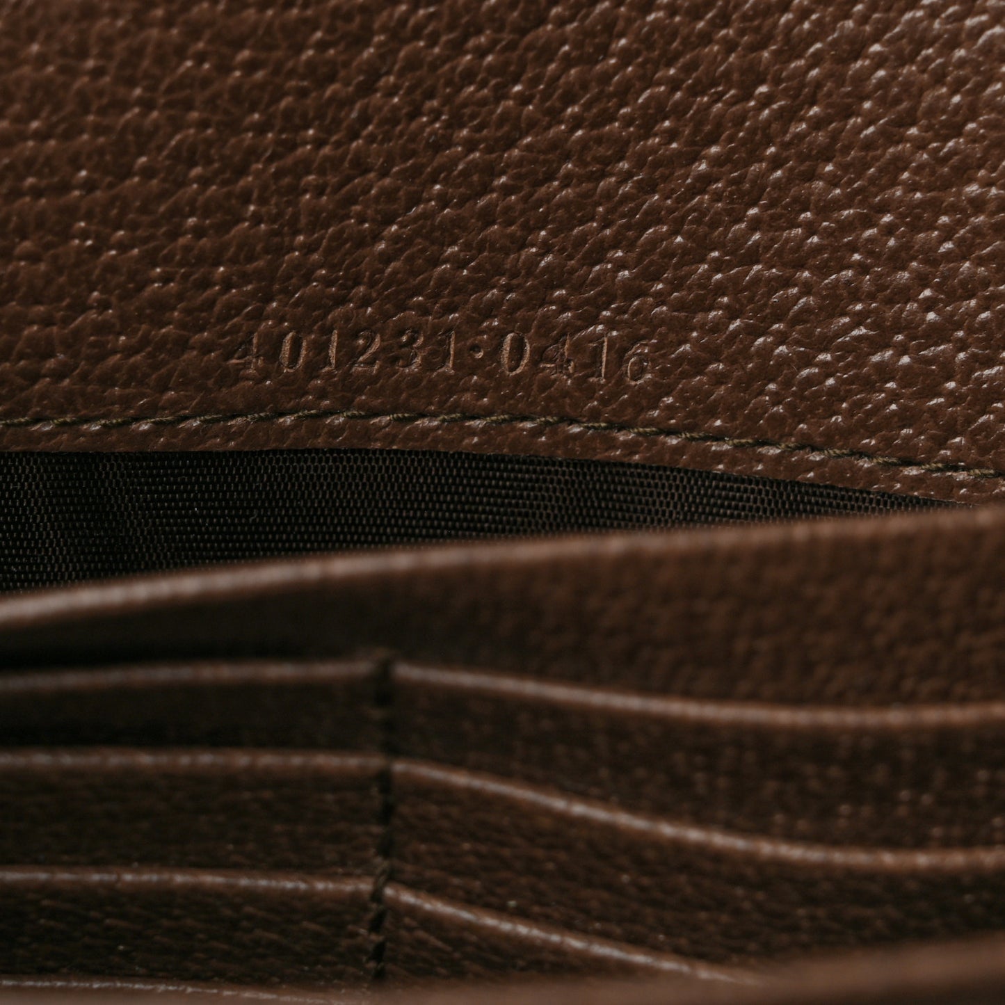 Monogram Jumbo GG Textured Dollar Calfskin Mini Dionysus Chain Wallet Camel Ebony New Acero