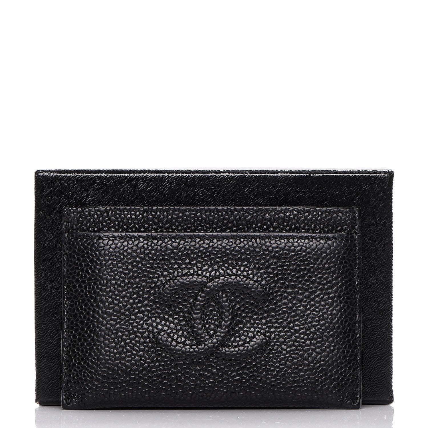 Chanel Caviar Timeless CC Card Holder Black 8 of 8