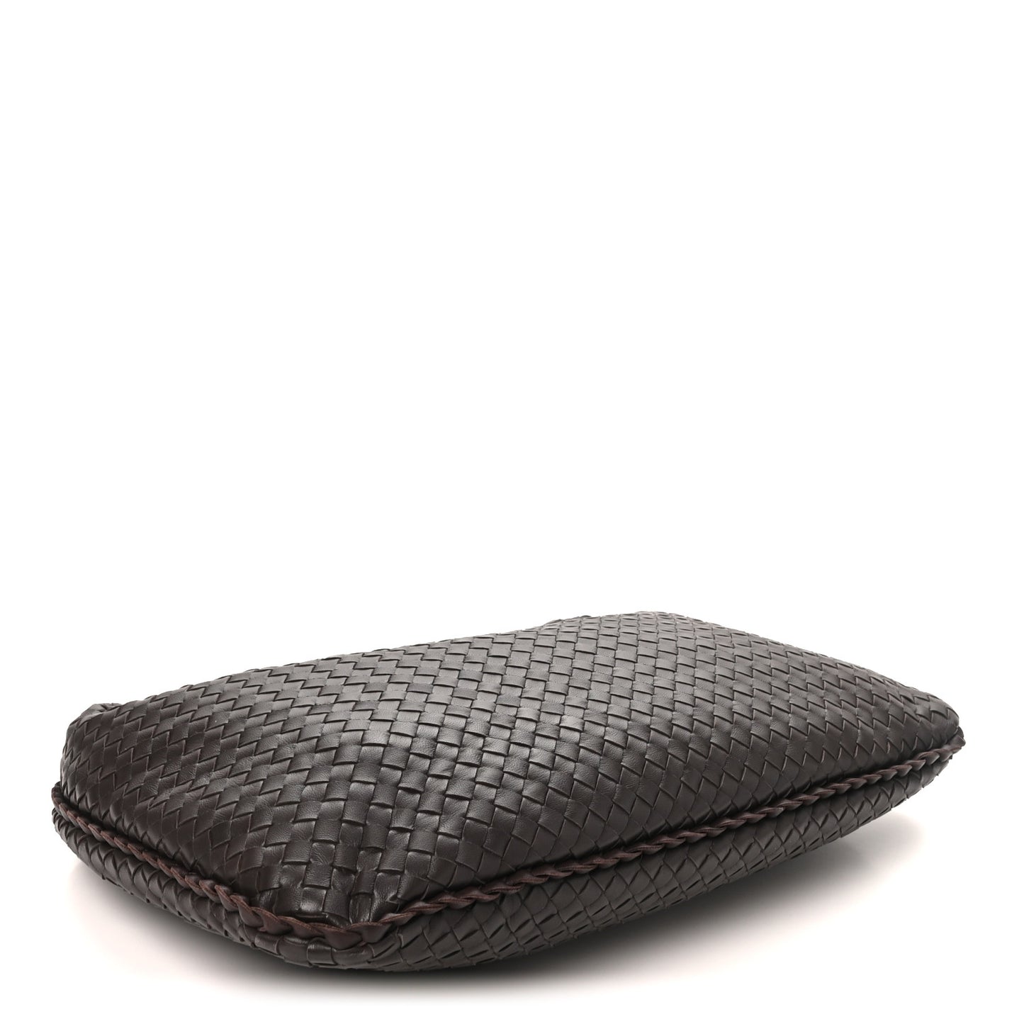 Nappa Intrecciato Large Veneta Hobo Ebano