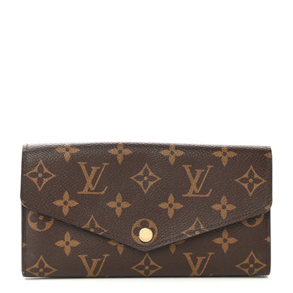 Louis Vuitton Monogram Sarah Wallet NM Rose Ballerine 1 of 6