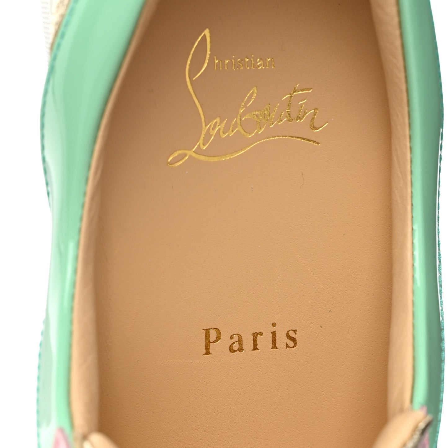 Patent Tissu Kyoto Flamingirl Flats 39.5 Multicolor