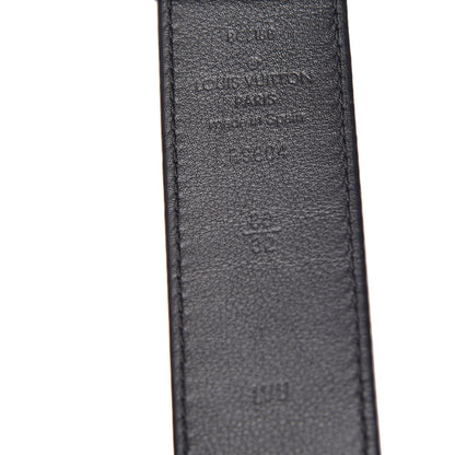Louis Vuitton Taurillon Monogram Signature 35 MM Chain Belt 80 32 Black 8 of 14