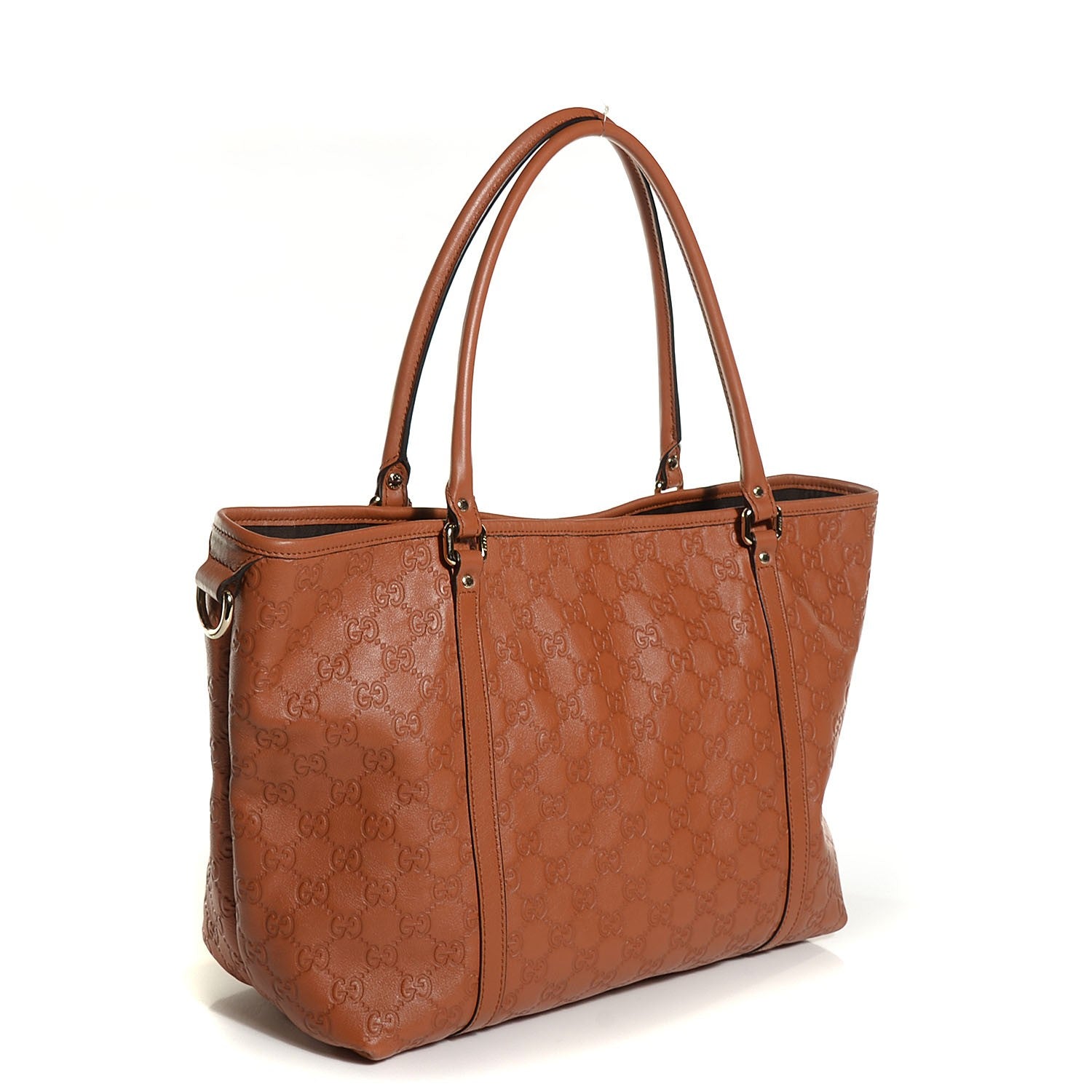 Gucci Guccissima Vitello Tender Medium Joy Tote Saffron 3 of 9