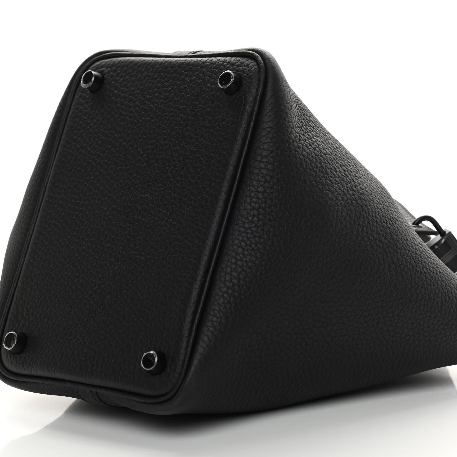 Hermes Taurillon Clemence Monochrome Picotin Lock 18 PM Black 10 of 12