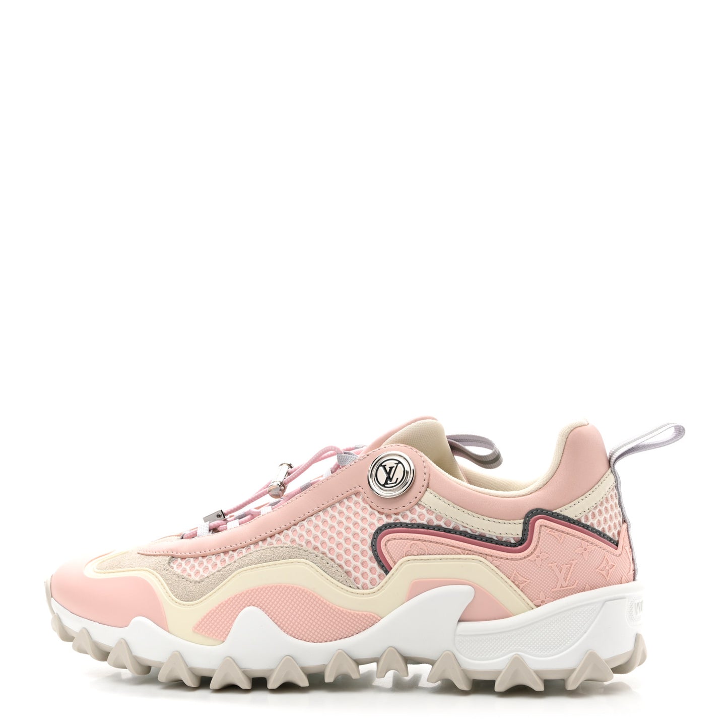 Technical Fabric LV Rush Sneakers 38 Pink