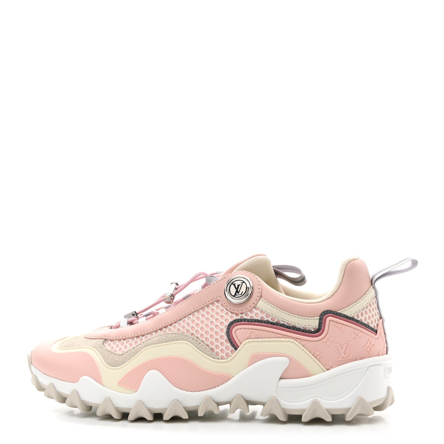 Louis Vuitton Technical Fabric LV Rush Sneakers 38 Pink 1 of 9