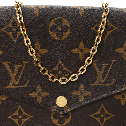 Louis Vuitton Monogram My LV World Tour Pochette Felicie Chain Wallet Black 7 of 12