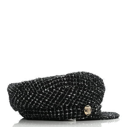 Chanel Tweed Fantasy Cap L Black 5 of 9