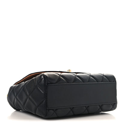Chanel Lambskin Mixed Fibers Quilted Cocovado Flap Black 4 of 10